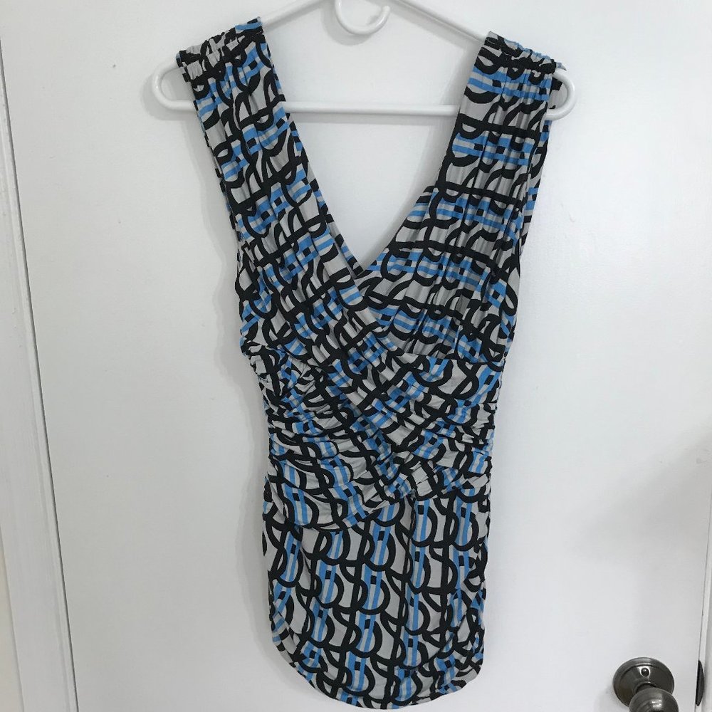 Plenty by Tracy Reese Sleeveless Cross-over Top